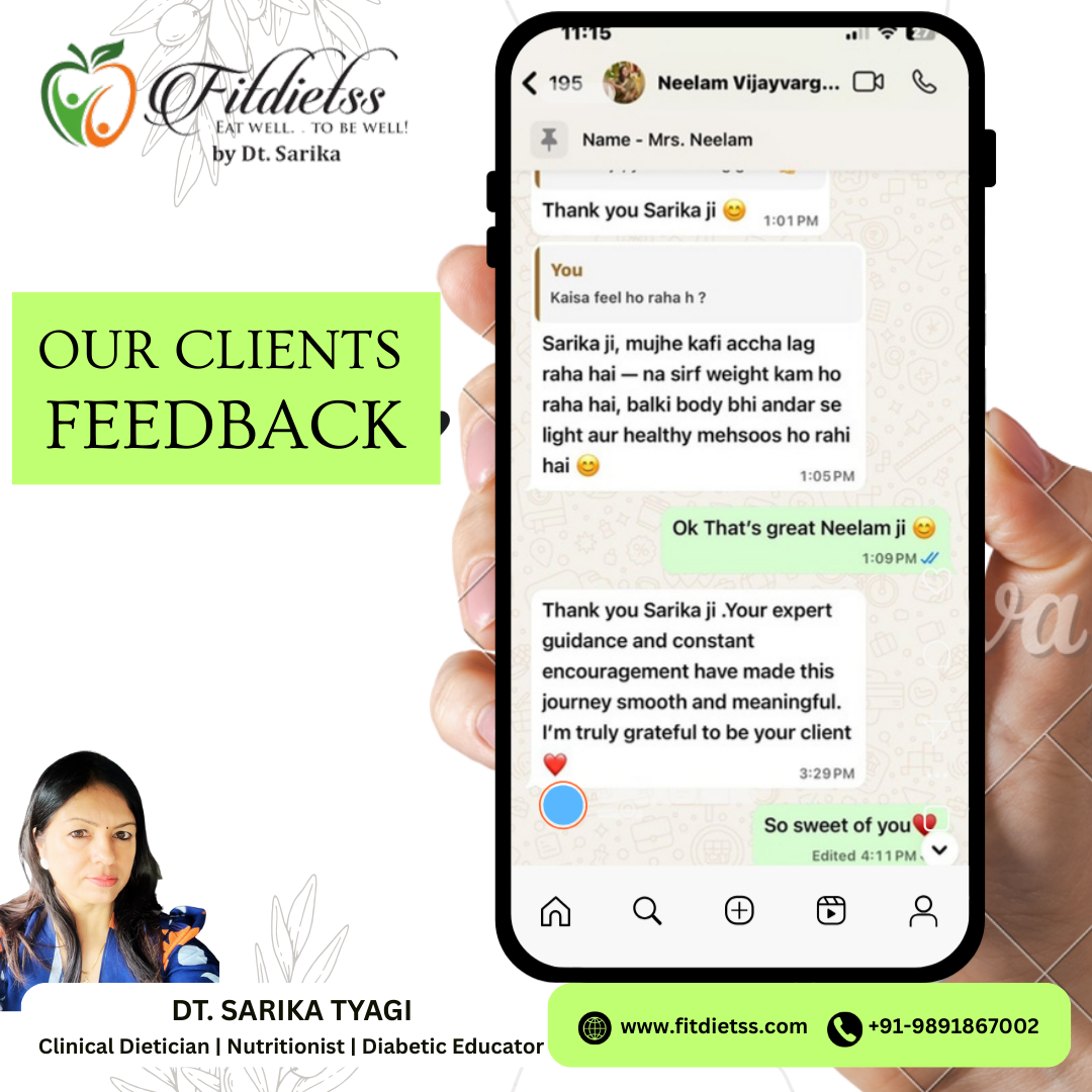 Client feedback for FitDietss diet programs